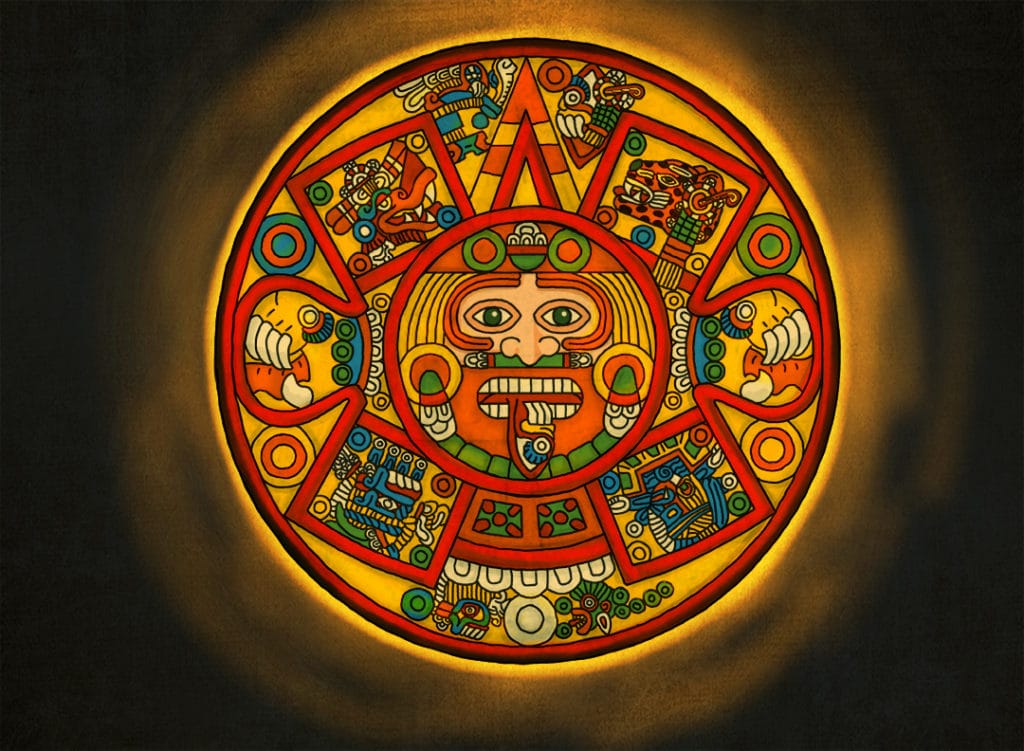 destacada quinto sol azteca